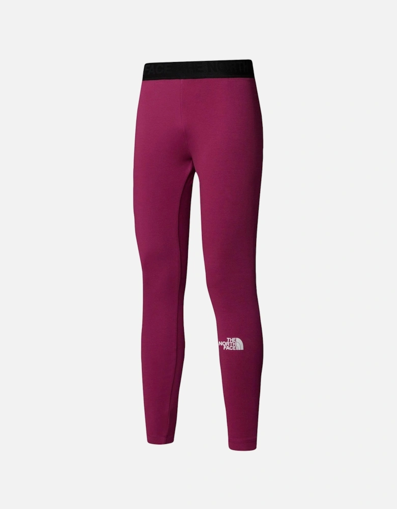 Girl's Everyday Leggings - Berry