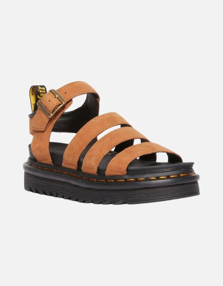 Blaire Sandal Tumbled Nubuck - Desert Brown