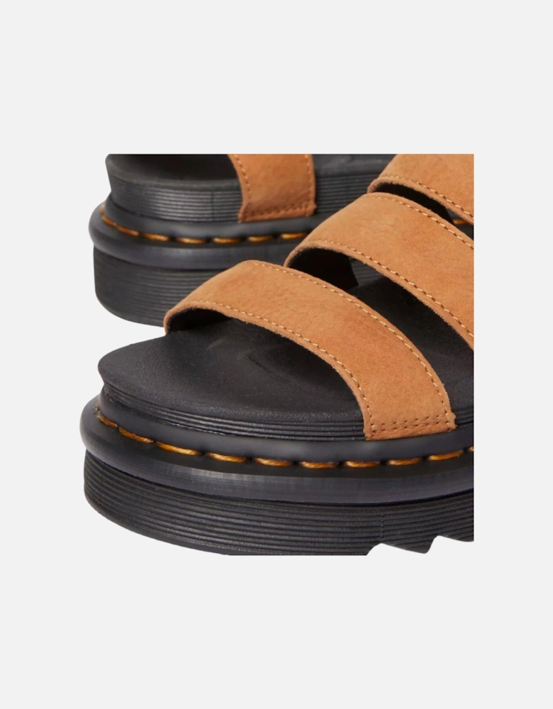 Blaire Sandal Tumbled Nubuck - Desert Brown