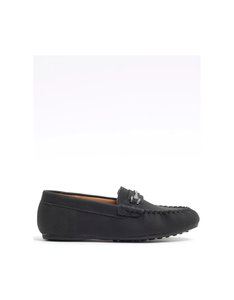 Boys Snaffle Loafers - Black