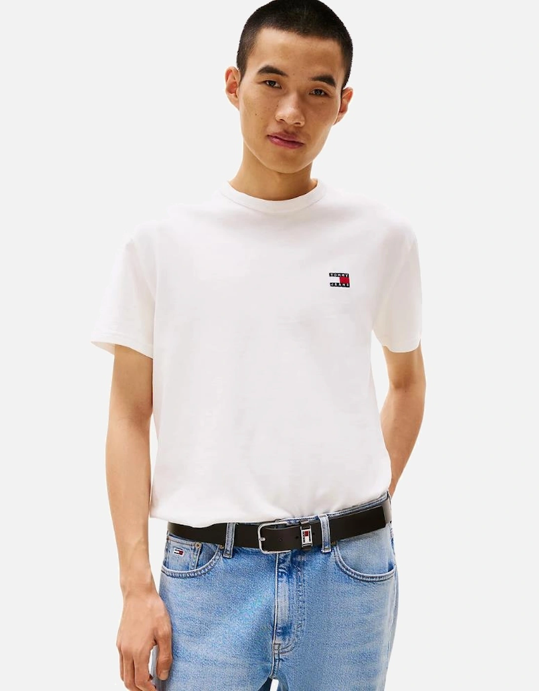 TJM Reg Badge Tee - Ecru