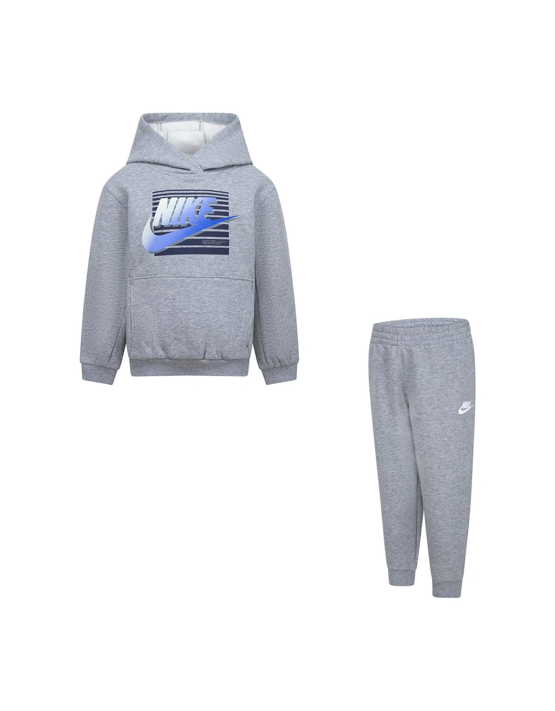 Kids Boys Graphic Futura Hoodie And Jogger Set - Grey, 2 of 1