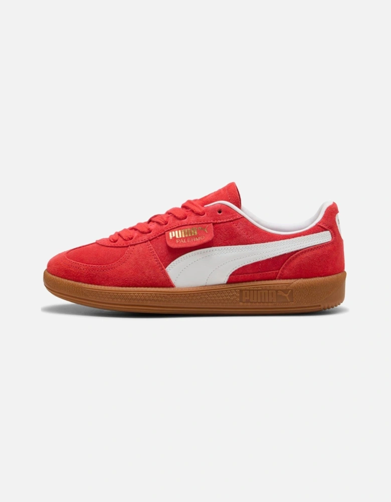 Women's Palermo Trainers - Red/gold