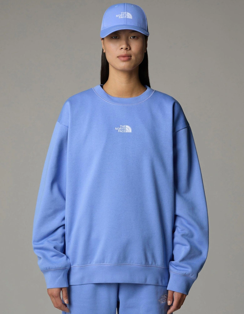 Women's Essential Oversize Crew - Purple