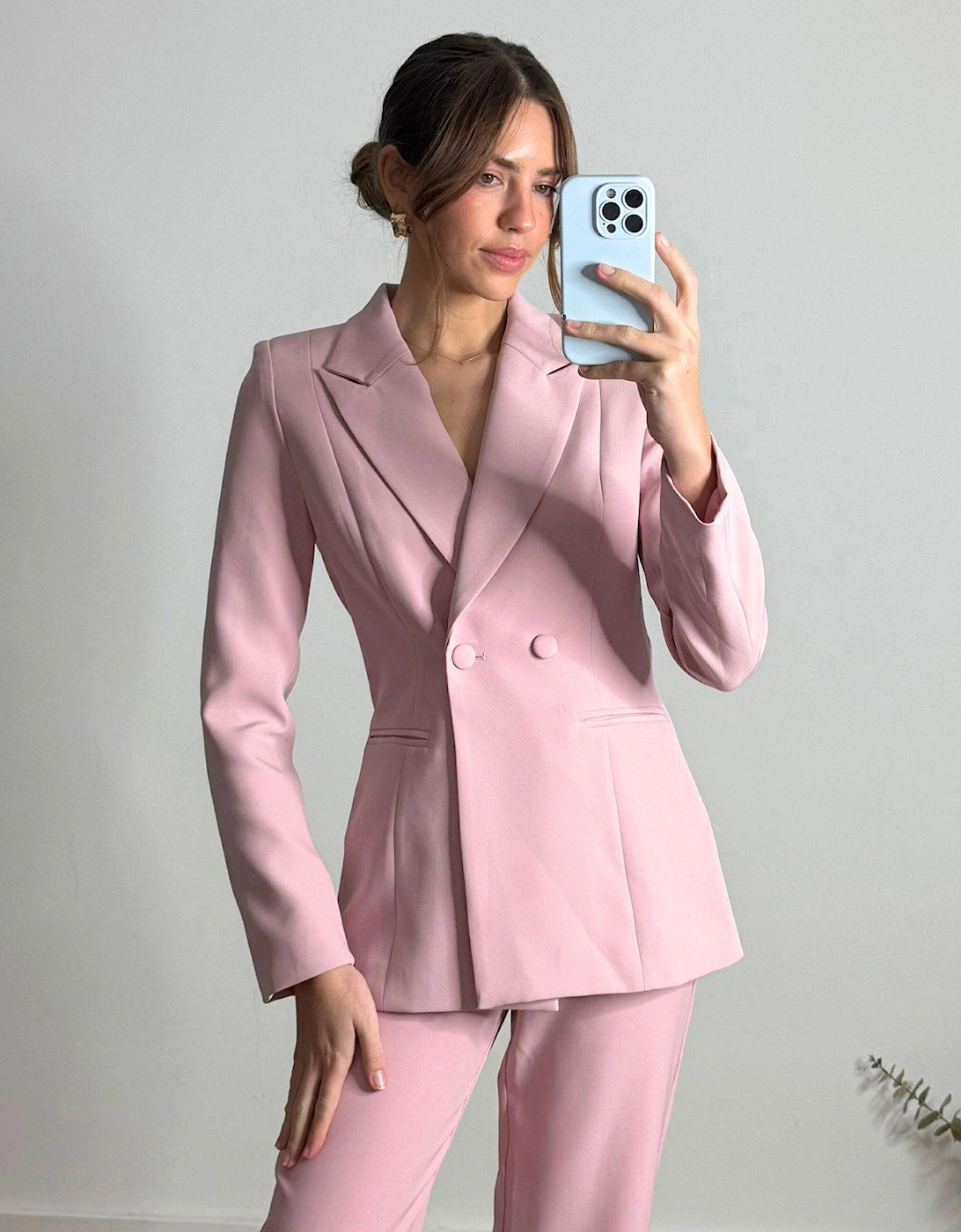 Button Blazer - Pink, 2 of 1