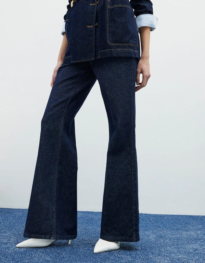 Wide Leg Jean - Dark Denim