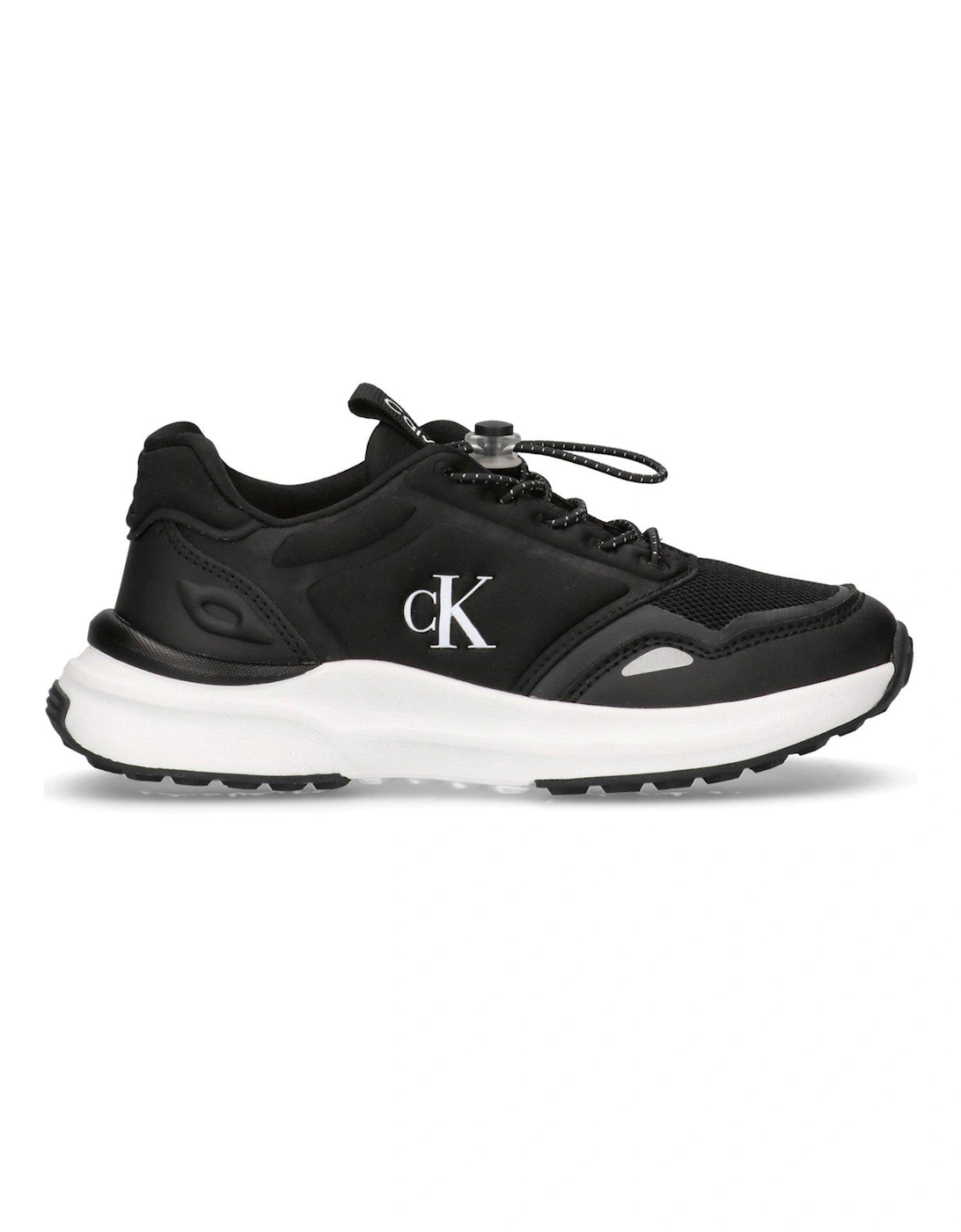 Kids Low Cut Lace-Up Trainers - Black, 2 of 1