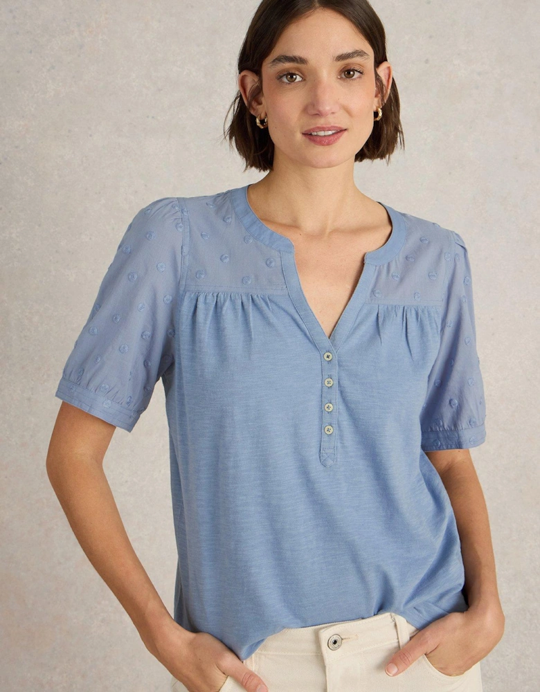 Ellie Dobby Top - Blue