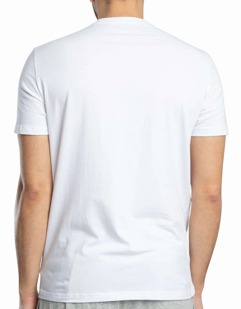 Lounge Woven Tape Logo T-Shirt White