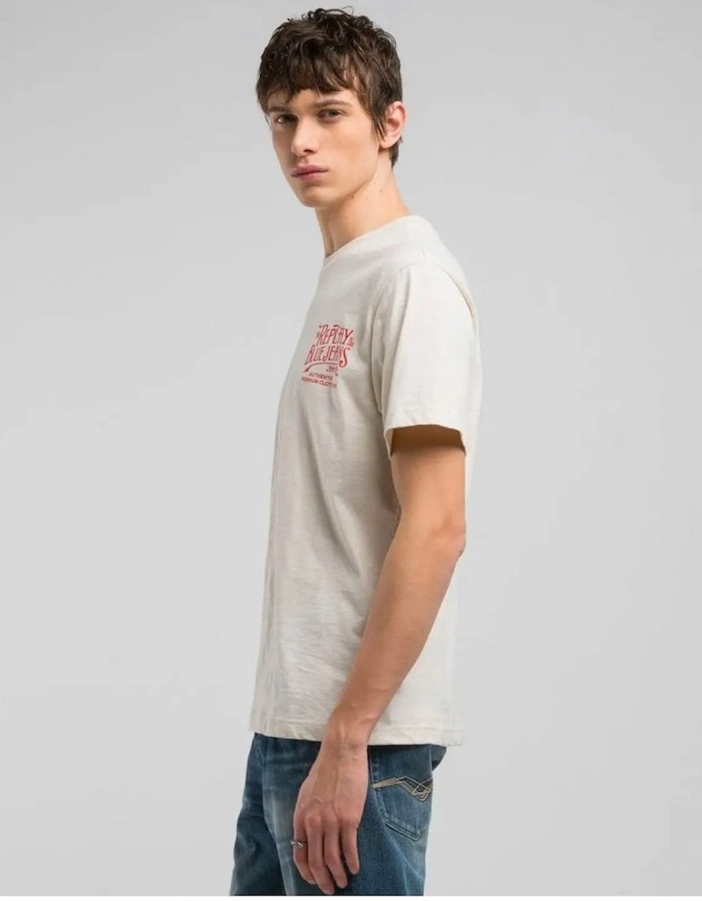 Blue Jeans T Shirt Off White