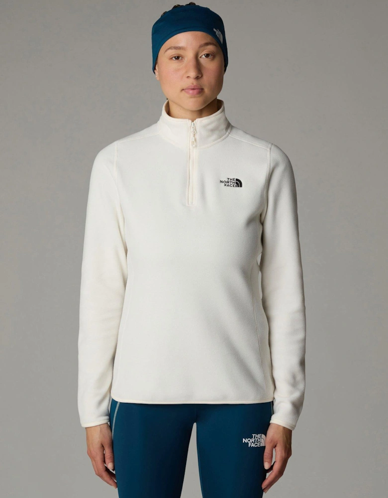 Women's 100 Glacier 1/4 Zip Fleece - White