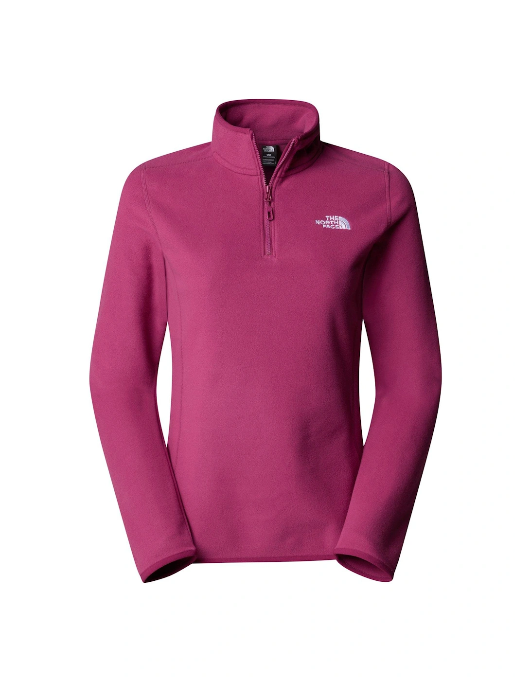 Women's 100 Glacier 1/4 Zip Fleece - Dark Pink, 2 of 1