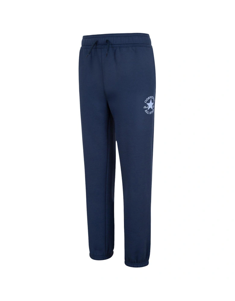 Junior Boys Small Logo Joggers - Navy