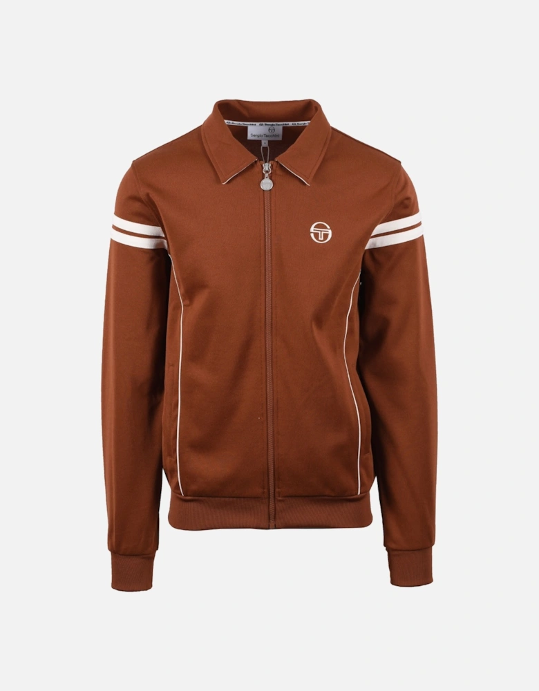 Armando Track Top Brown