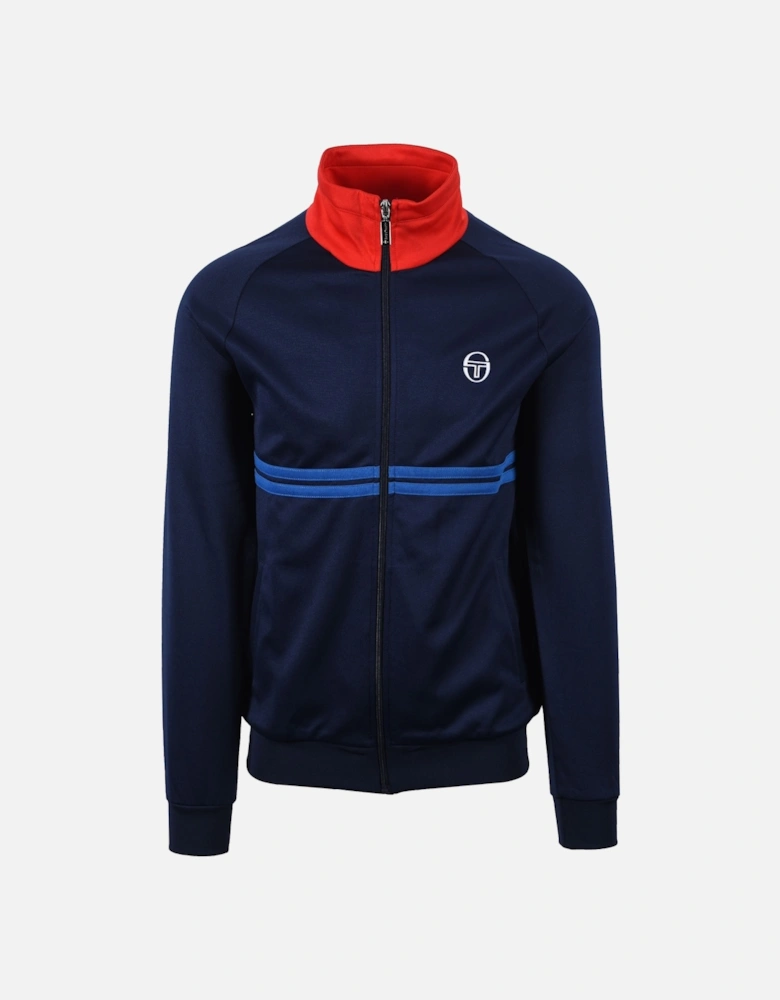 Dallas Track Top Navy/Red