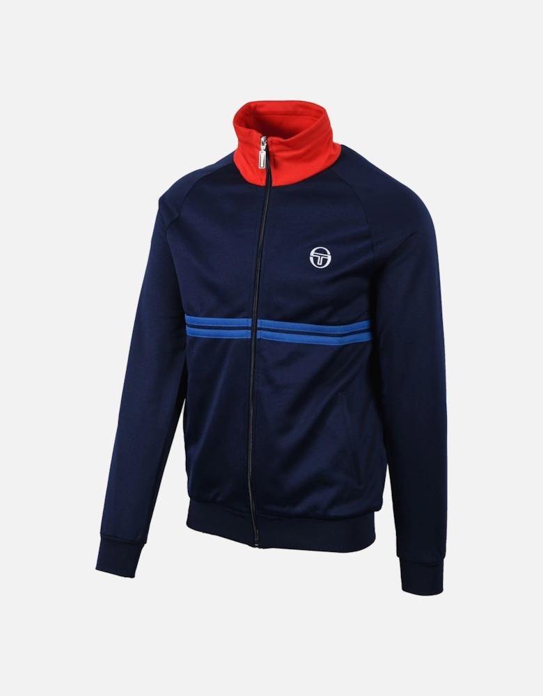 Dallas Track Top Navy/Red