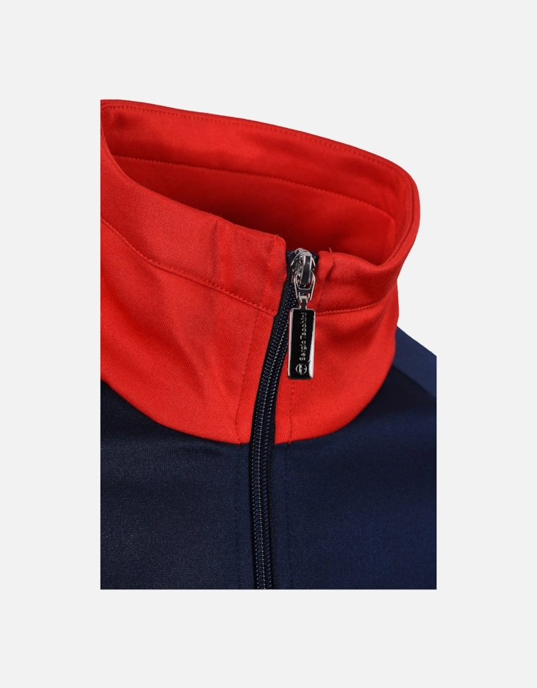 Dallas Track Top Navy/Red