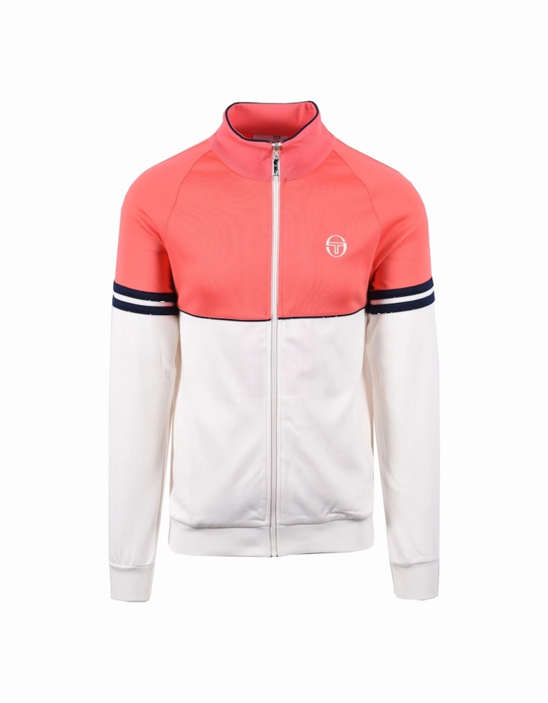 Orion Track Top Pink/White