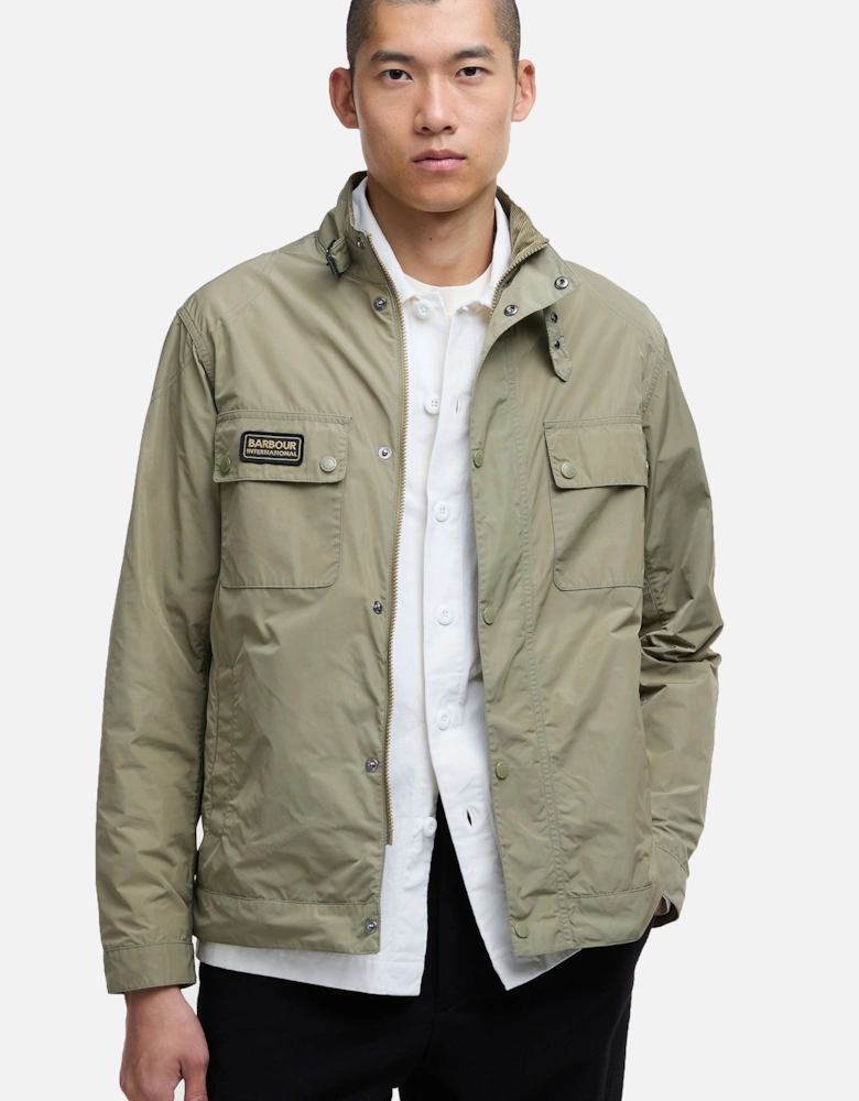 Merton Shell Showerproof Jacket Bleached Olive