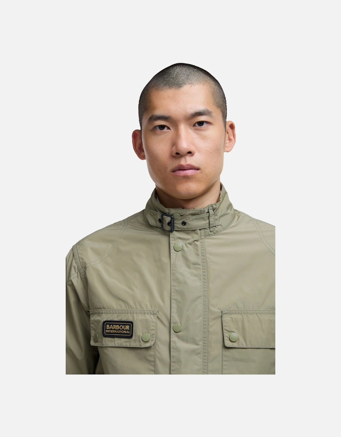 Merton Shell Showerproof Jacket Bleached Olive