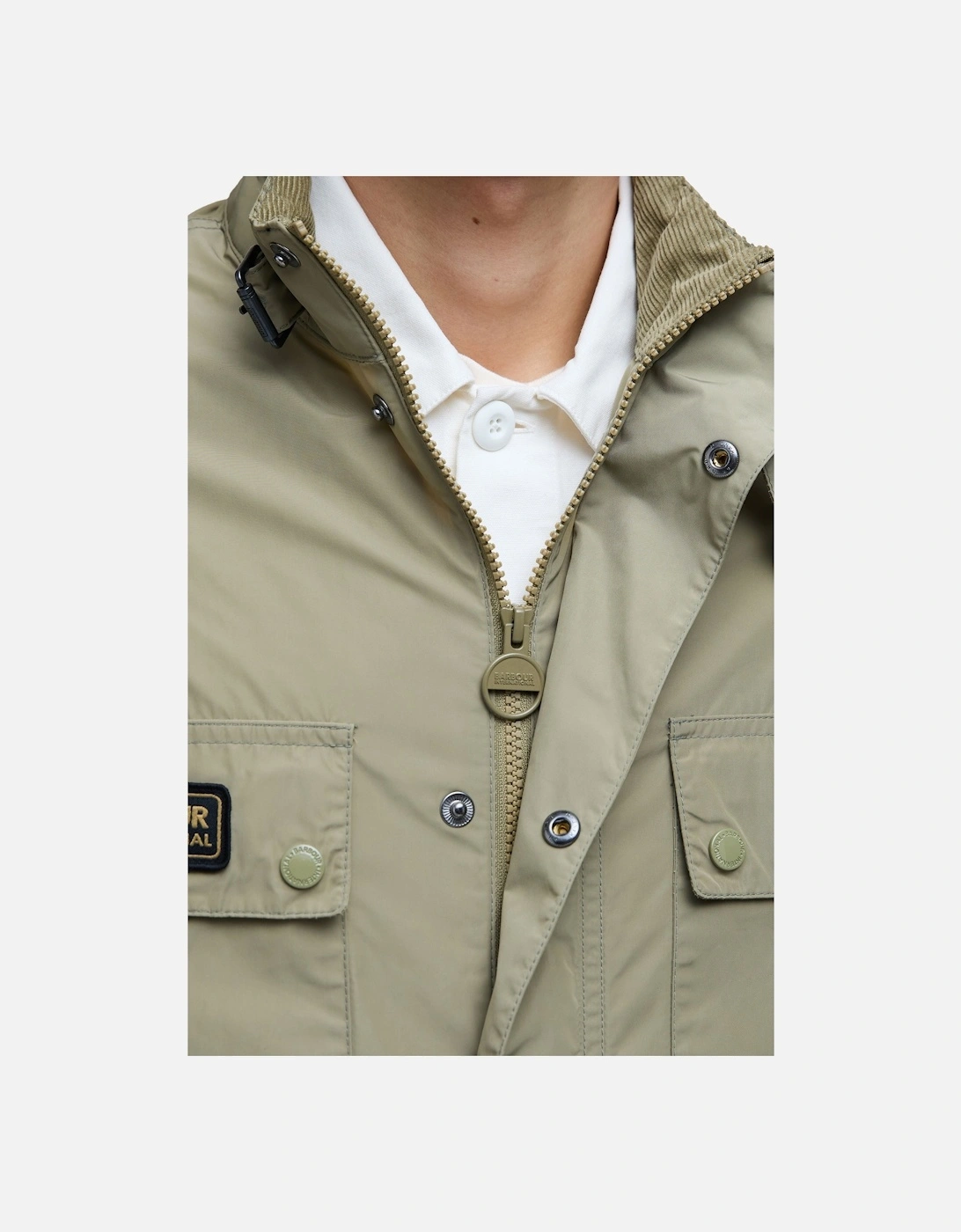 Merton Shell Showerproof Jacket Bleached Olive