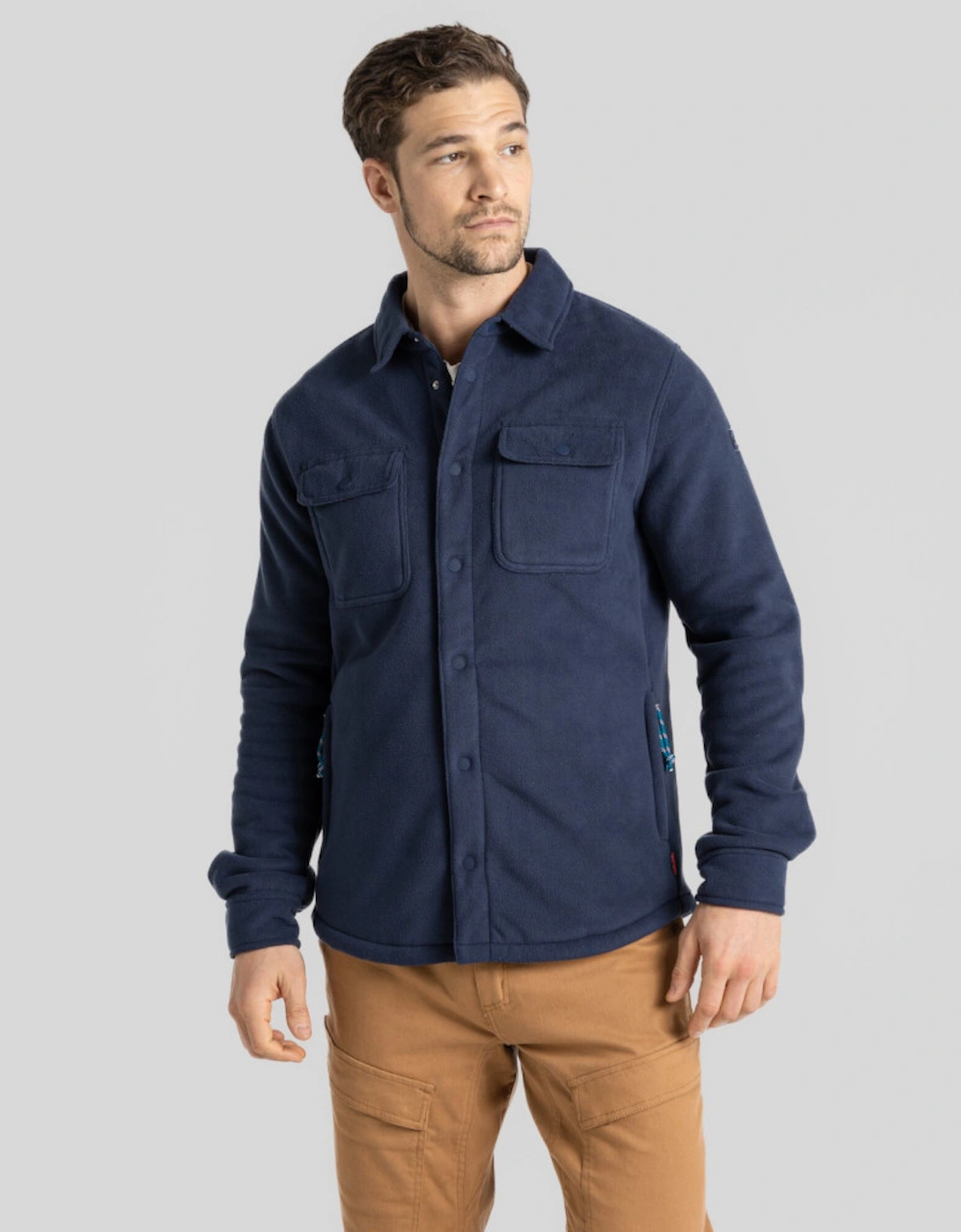 Mens Craggy Fleece Overshirt Jacket