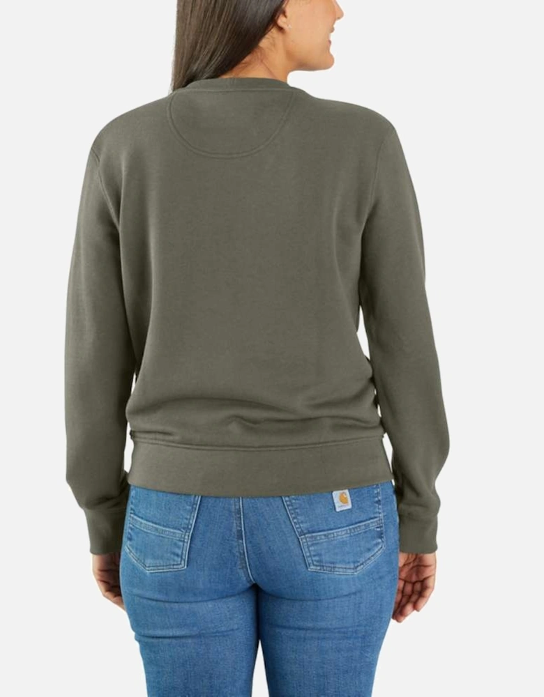 Carhartt Womens French Terry Crewneck Sweatshirt