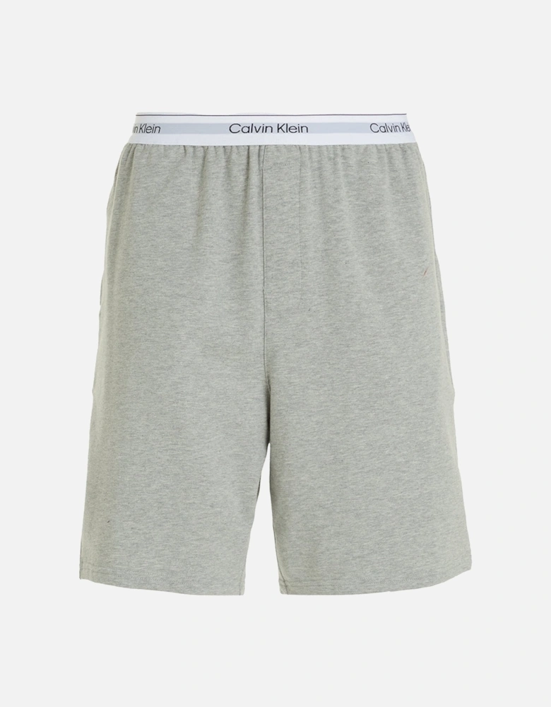 Icon Cotton Stretch Lounge Shorts Grey Heather