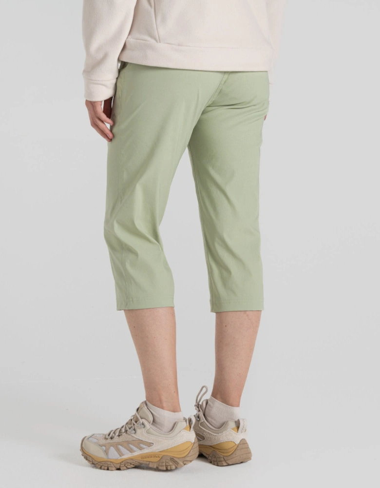 Womens Kiwi Pro Crop Smartdry Walking Trousers