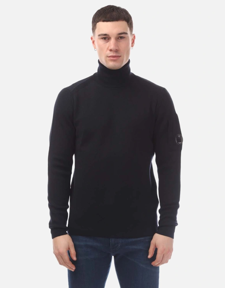 Lens Roll Neck Sweater