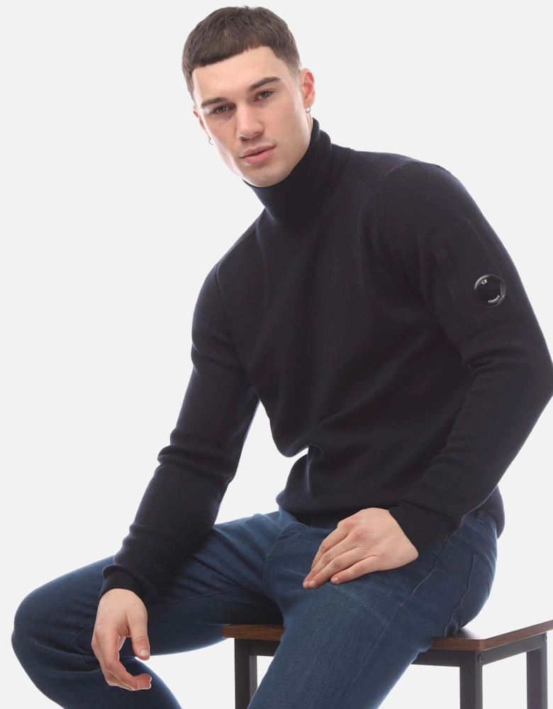 Lens Roll Neck Sweater