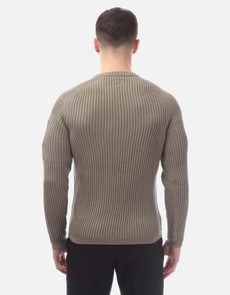 Ribbed Crewneck Sweater