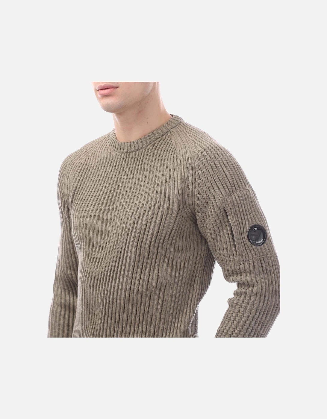 Ribbed Crewneck Sweater