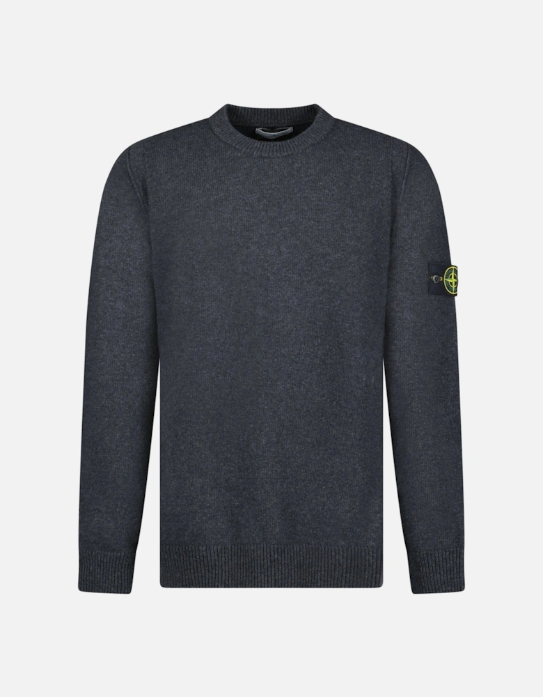 Lambswool Crewneck Jumper in Grey