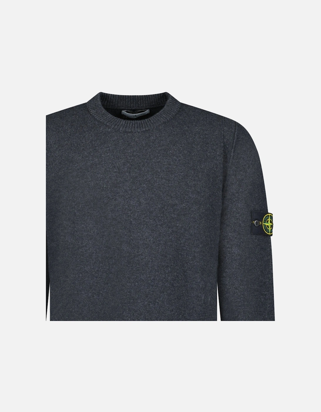 Lambswool Crewneck Jumper in Grey