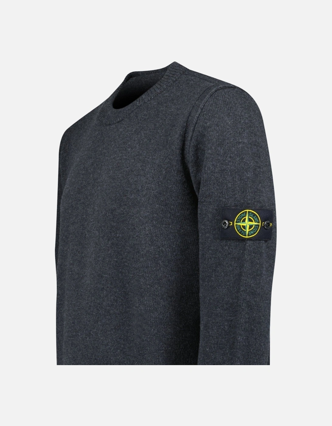 Lambswool Crewneck Jumper in Grey