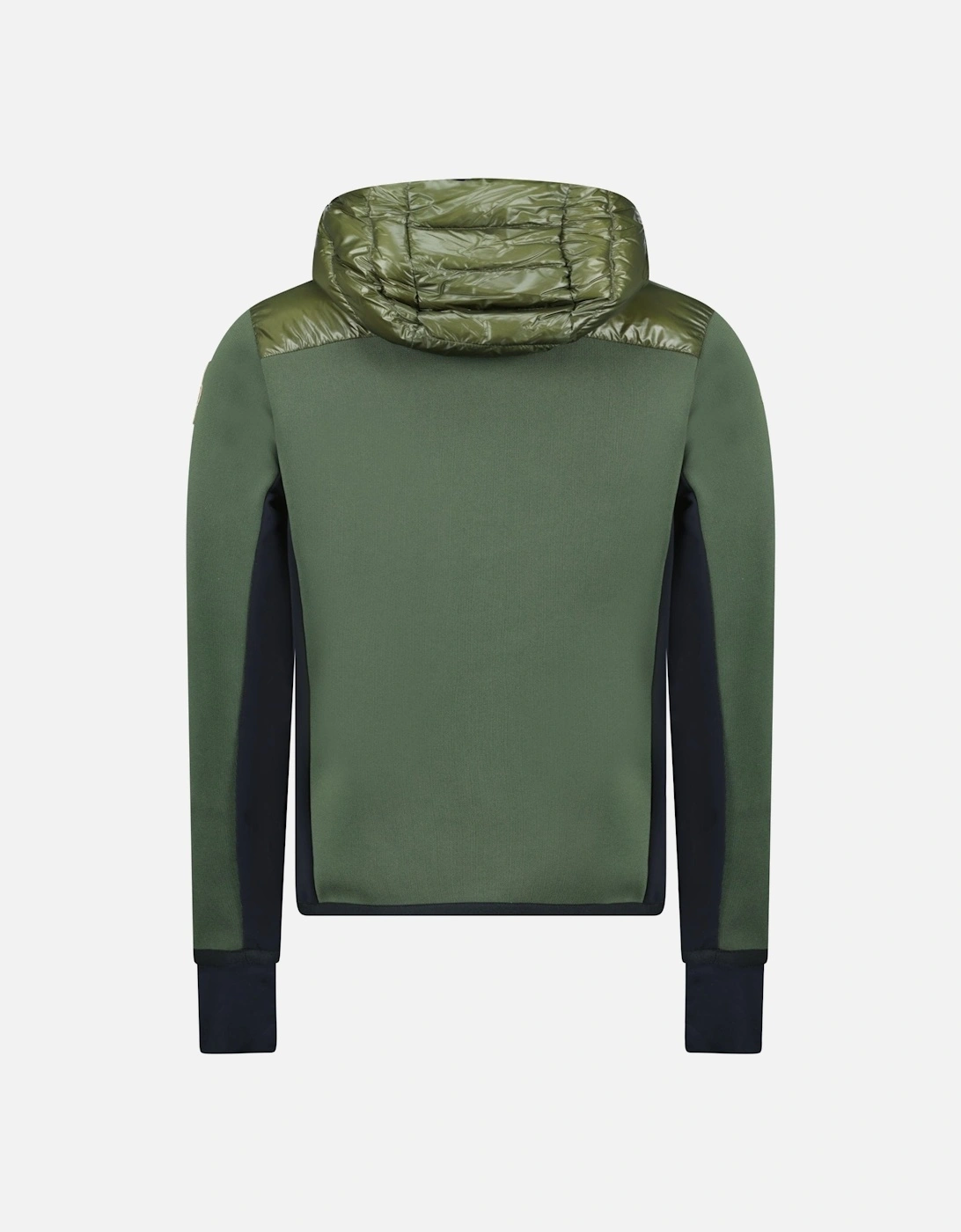 Grenoble Padded Zip Up Hooded Jacket Green