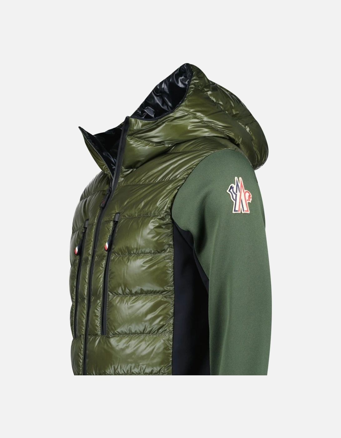 Grenoble Padded Zip Up Hooded Jacket Green