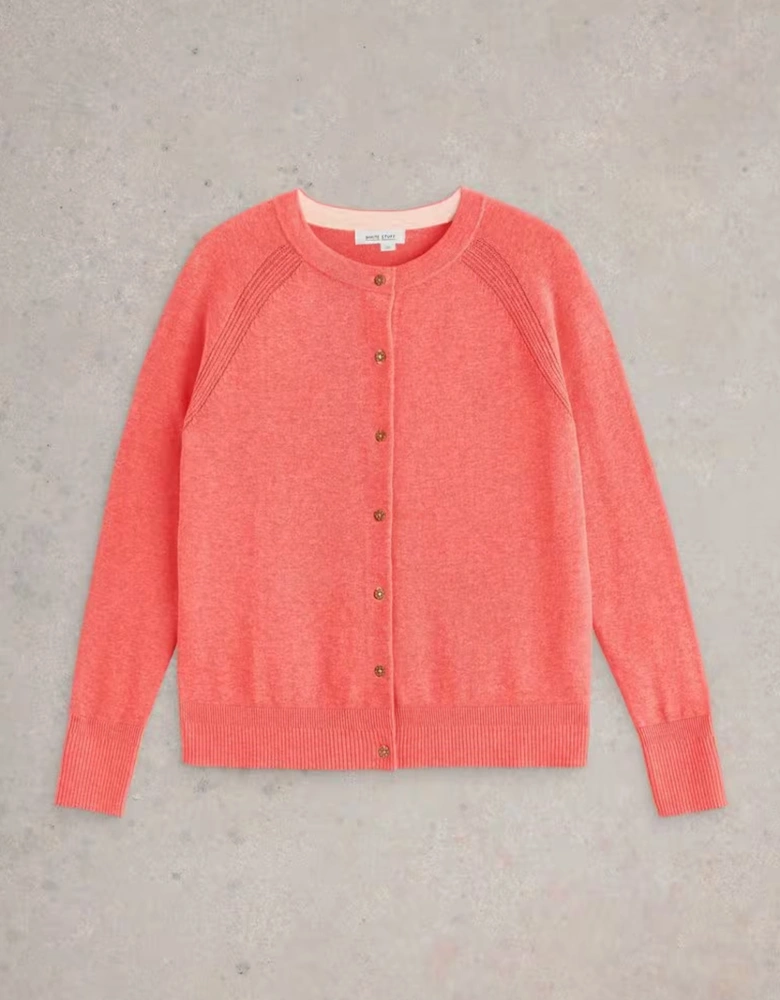 Women's Lulu Cardi Mid Coral