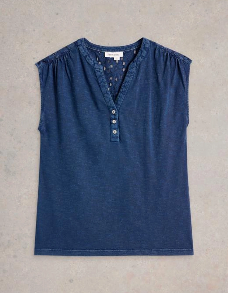 Women's Dina Tank Indigo Blue