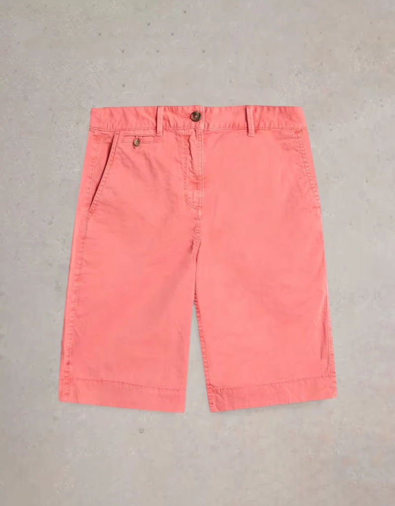 Women's Hayley Organic Chino Short Mid Pink