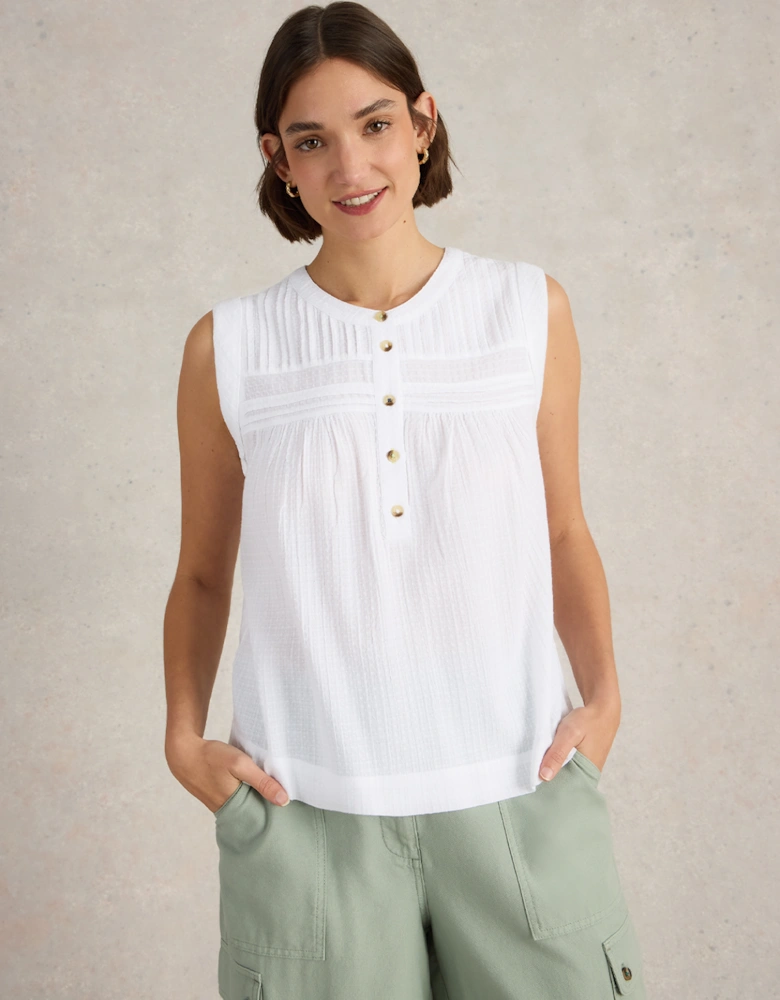 Women's Isla Mix Top Brilliant White