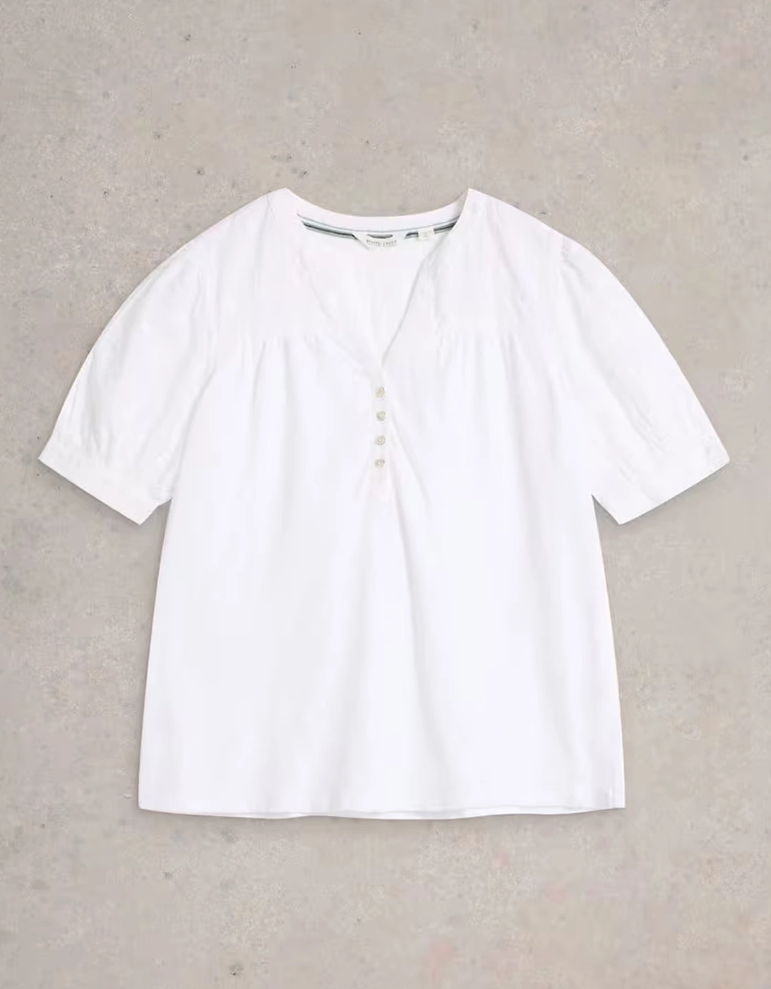 Women's Ellie Broderie Top Brilliant White