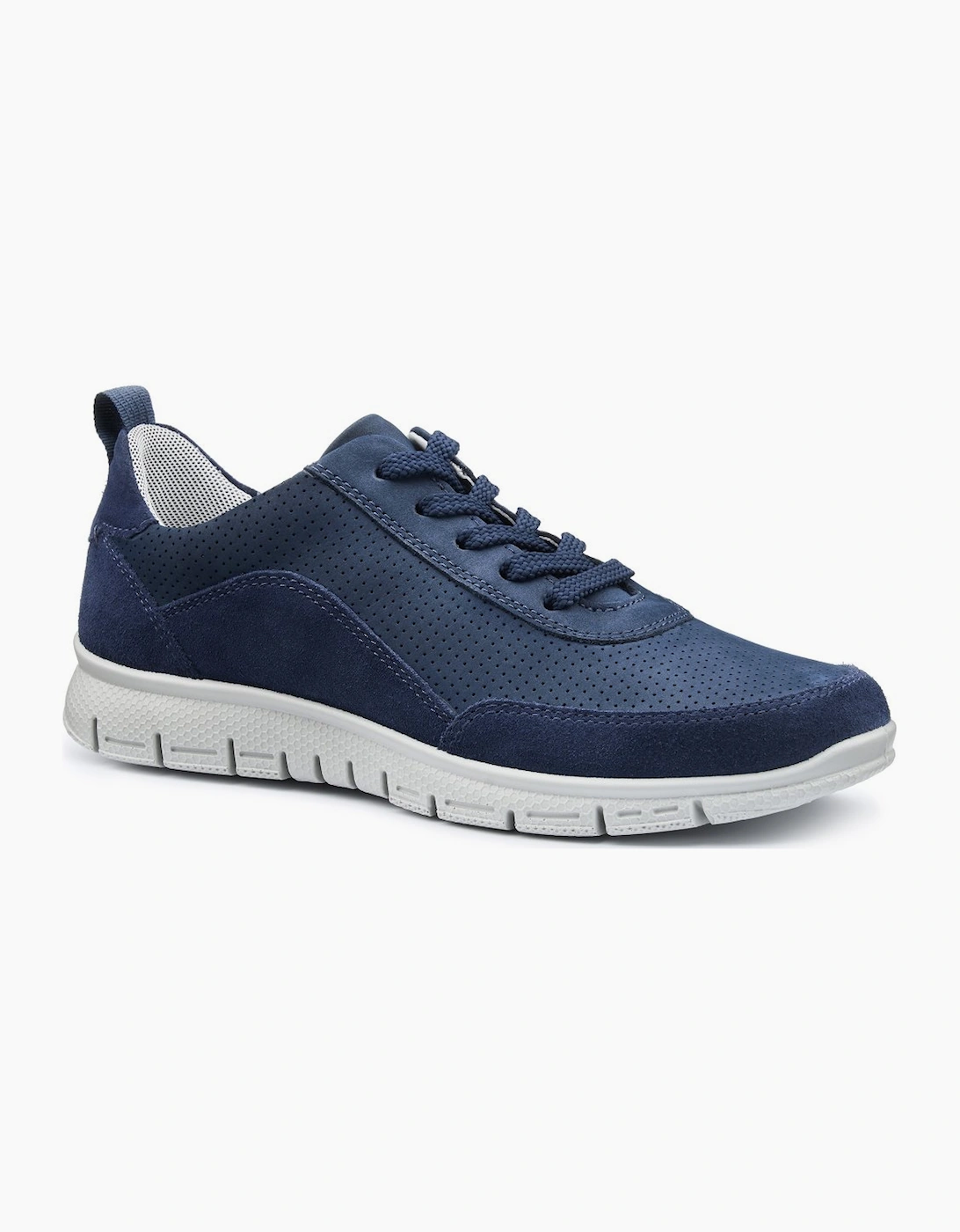 Hotter Women's Navy Gravity Ii Casual Sports Shoes - Size: 5.5