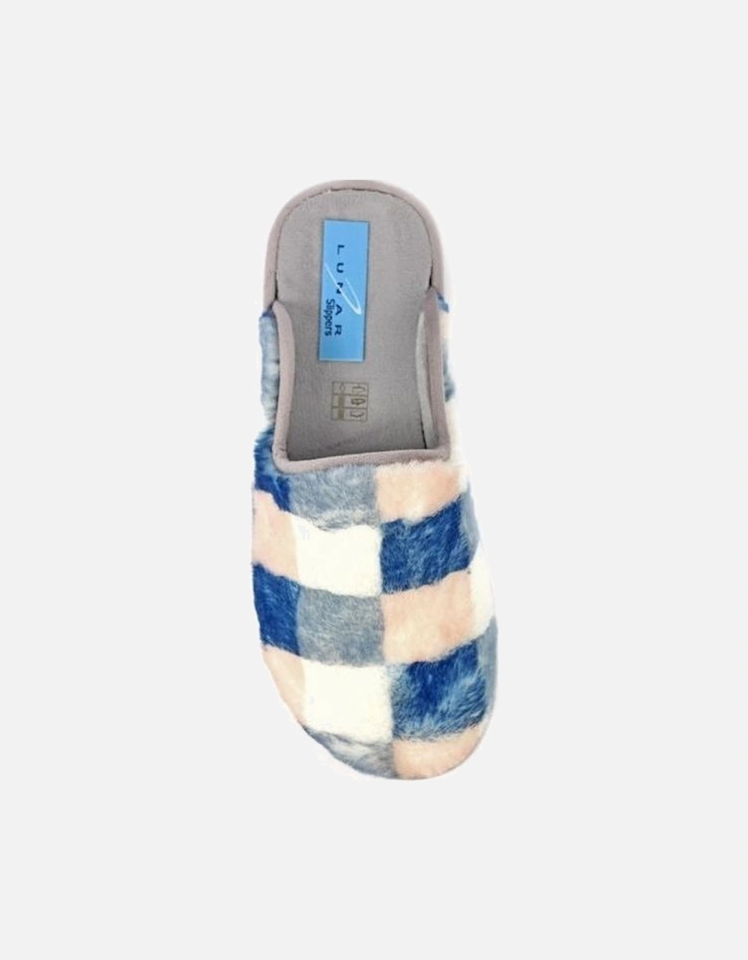 Yasmina Blue Mule Slipper KLS133