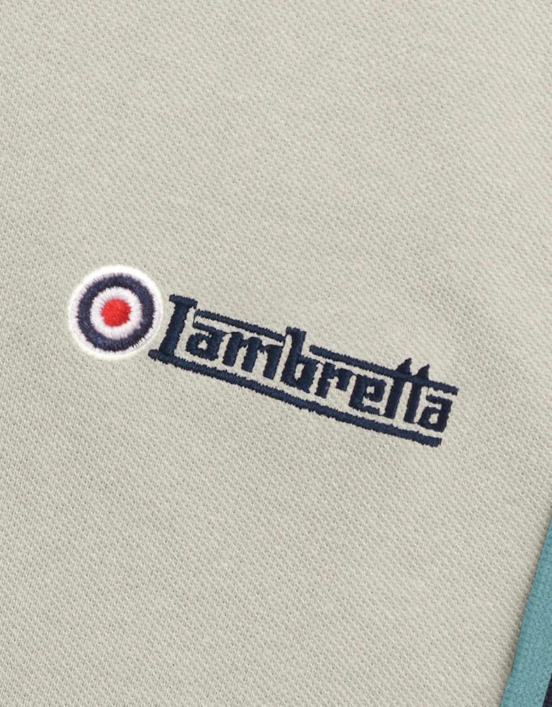 Lambretta Mens Triple Tipped Polo Shirt