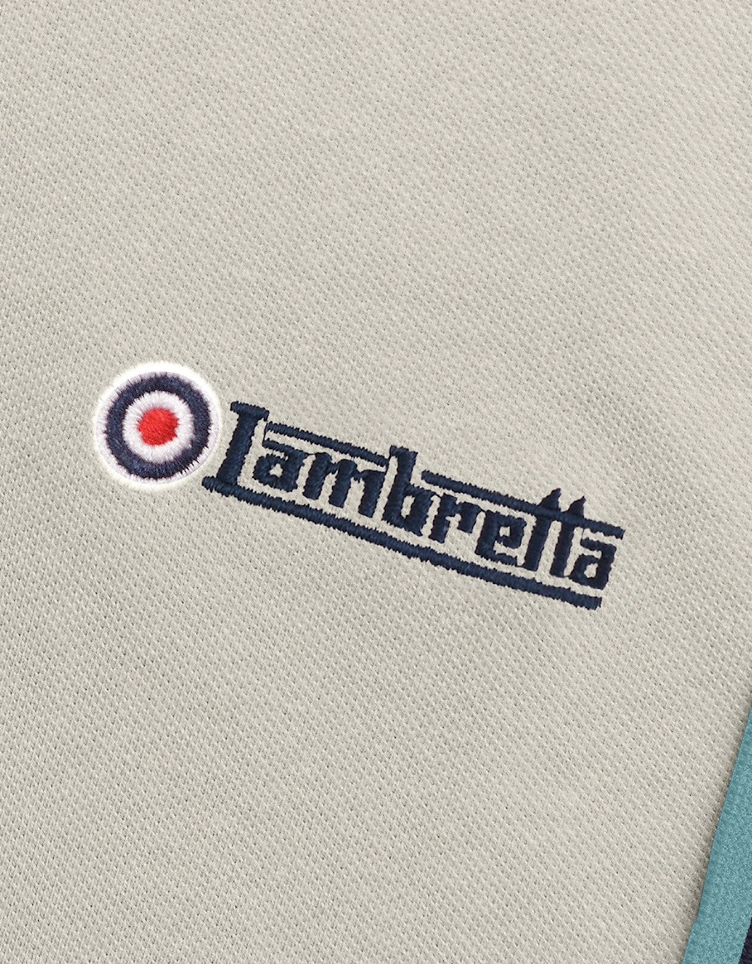 Lambretta Mens Triple Tipped Polo Shirt
