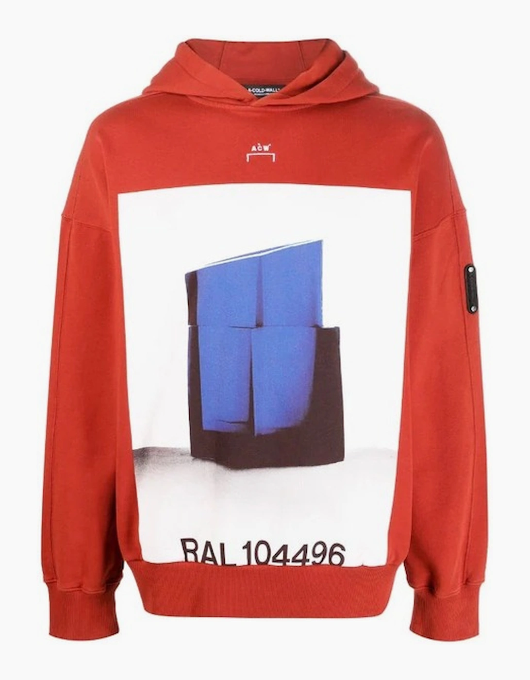 A-Cold-Wall* A-Cold-Wall* Men's Monograph Hooded Sweatshirt - Rust - Red