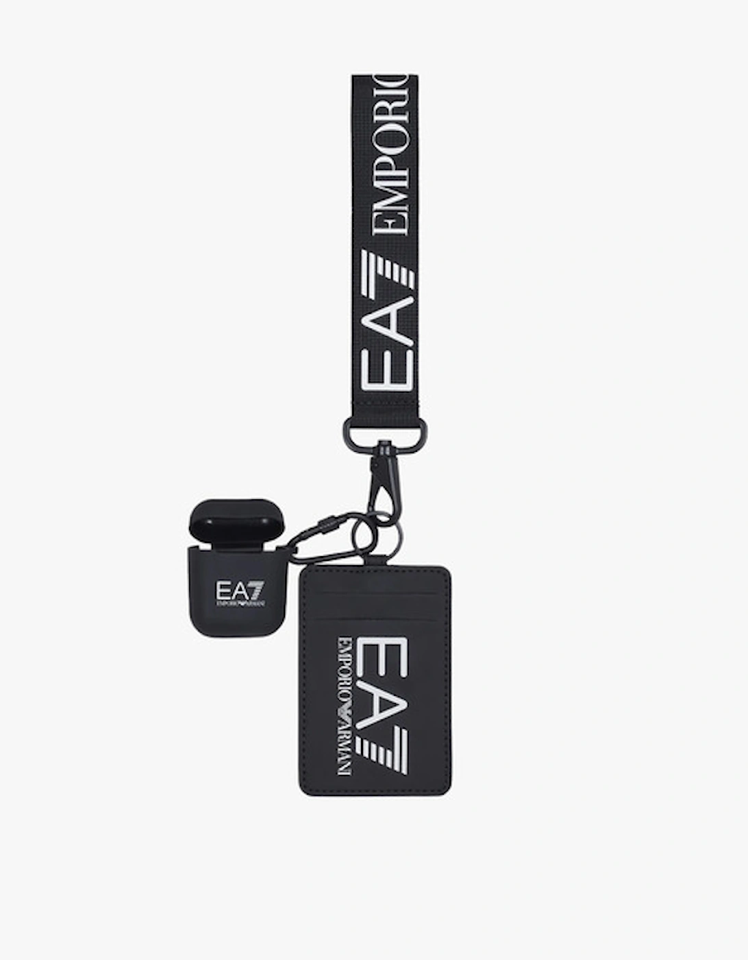EA7 Men's AirPods Cover And Card Holder Wristlet