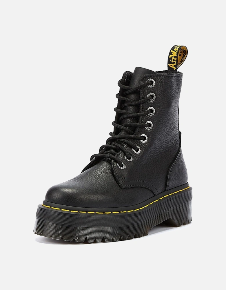 Dr. Martens Jadon 3 Pisa Leather Black Boots